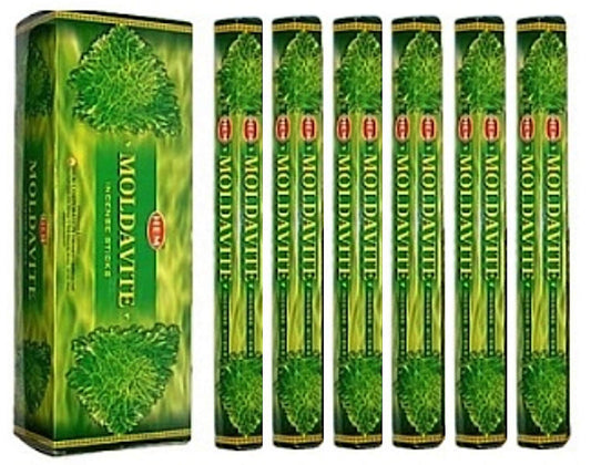 HEM Moldavite 120 Incense Sticks (6 x 20 stick packs) by Hem