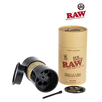 RAW 18319 Six Shooter Filler for King Size Cones, Plastic