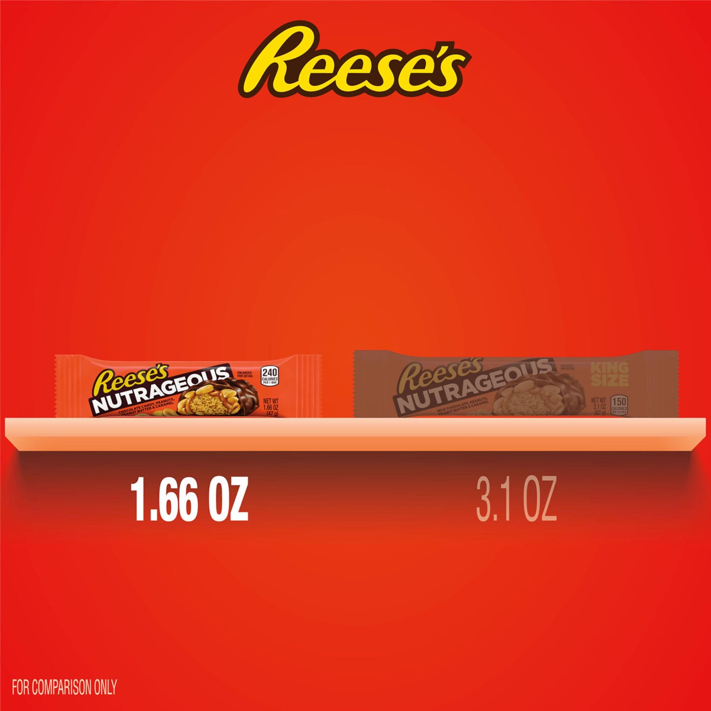 Reese's NUTRAGEOUS Candy Bar (1.66-Ounce, Pack of 18) by Reese's
