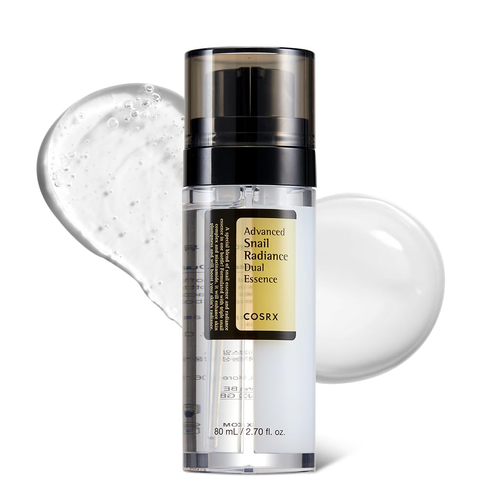 COSRX Advanced Snail Radiance Dual Essence – 80 mL / 2.7 fl. oz | Brightening & Hydrating Korean Skincare