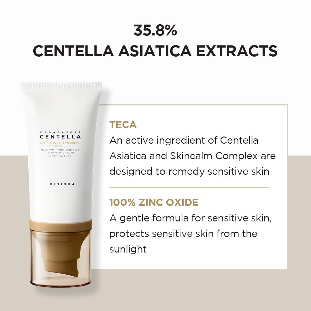 SKIN1004 Madagascar Centella Air-Fit Suncream Light – 50 mL