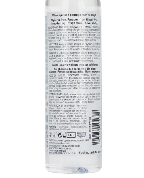 Fk Water Lube - Water Based Original Sex Lubricant, For Men, Women & Couples, 16oz (475 ml)