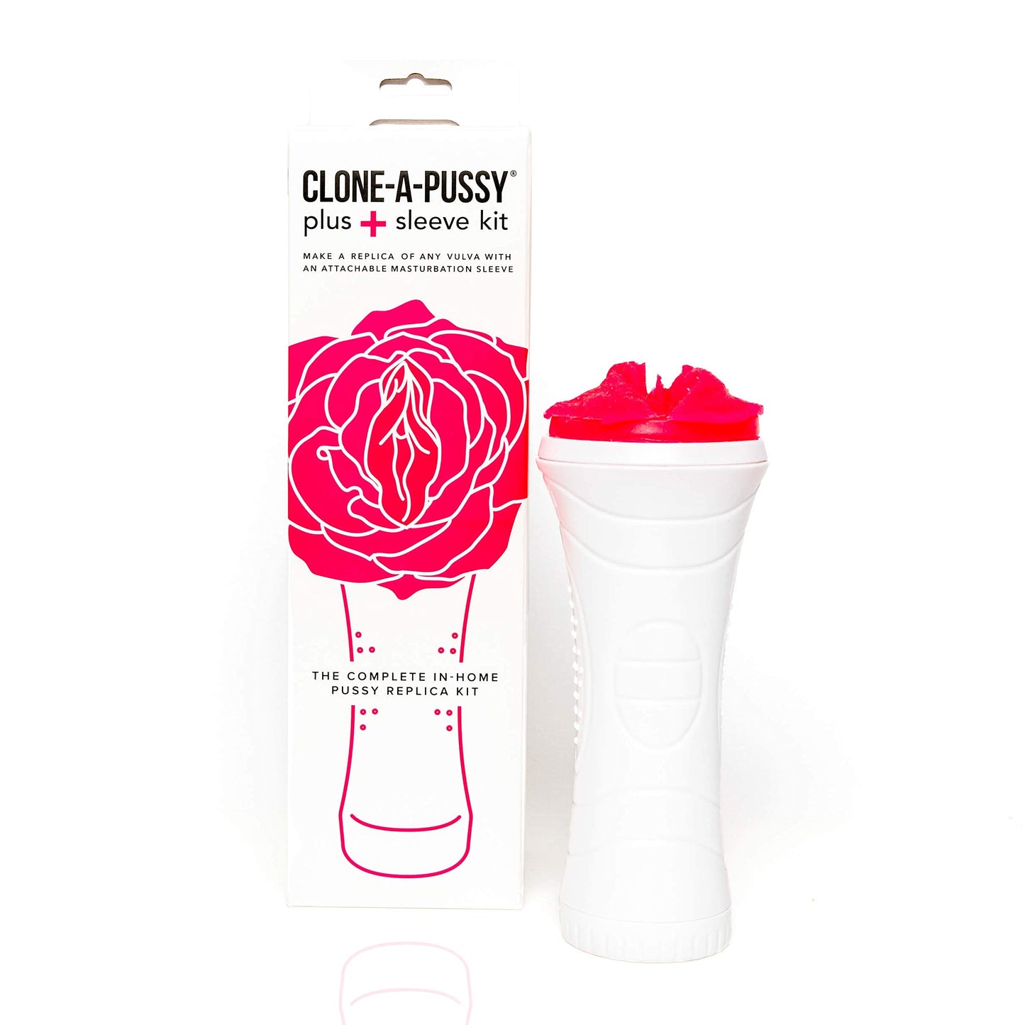 Clone-A-Pussy Plus Silicone Casting Kit with Stroker Sleeve - Hot Pink