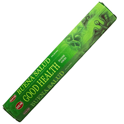 Good Health - Box of Six 20 Stick Tubes, 120 Sticks Total - HEM Incense