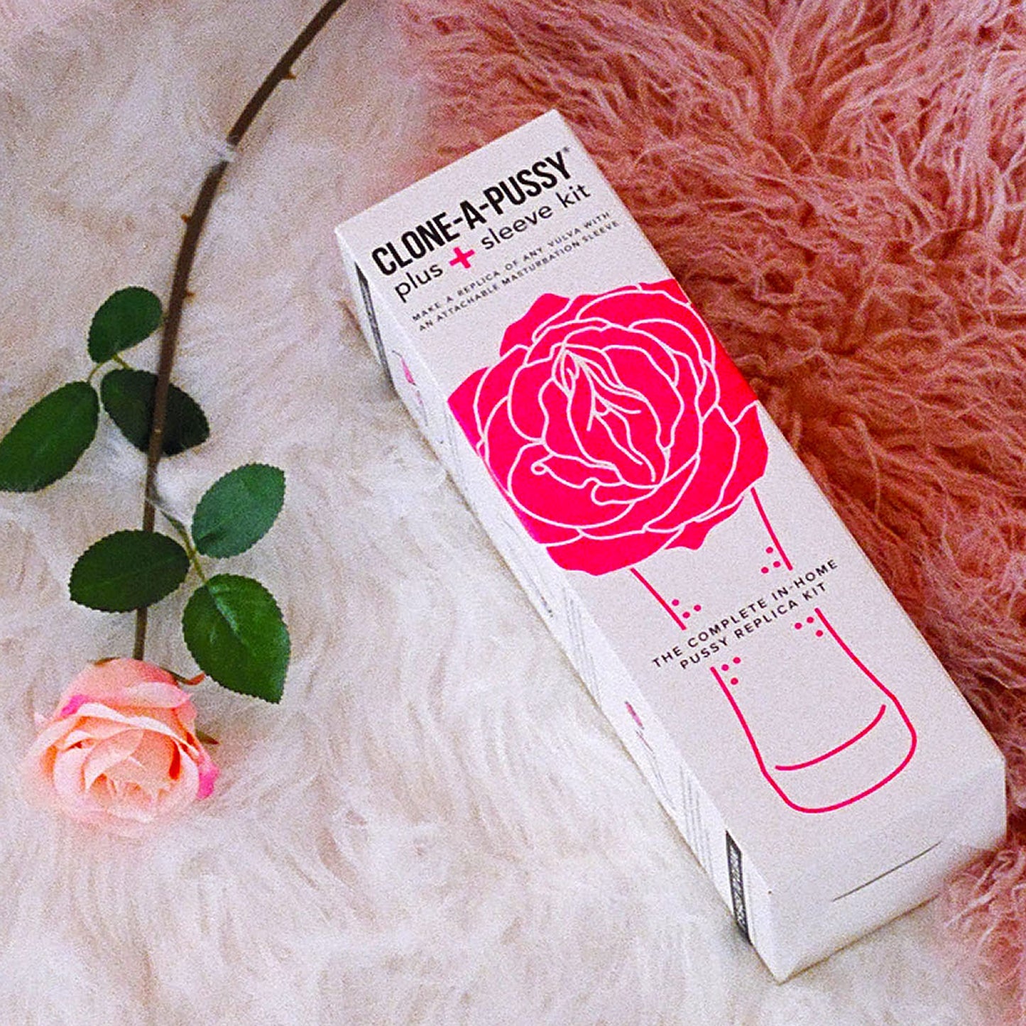 Clone-A-Pussy Plus Silicone Casting Kit with Stroker Sleeve - Hot Pink