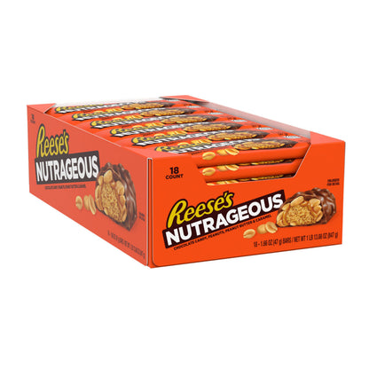 Reese's NUTRAGEOUS Candy Bar (1.66-Ounce, Pack of 18) by Reese's
