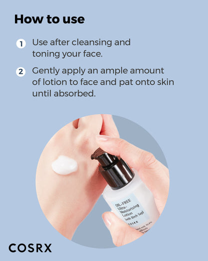 Cosrx Oil-free Ultra-moisturizing Lotion with Birch Sap
