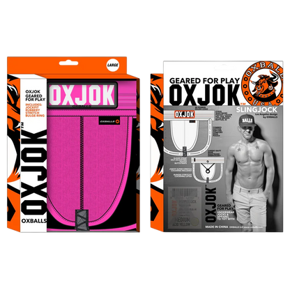SLINGJOCK, upthrust slider-strap jock, PINK SKY, X-LARGE