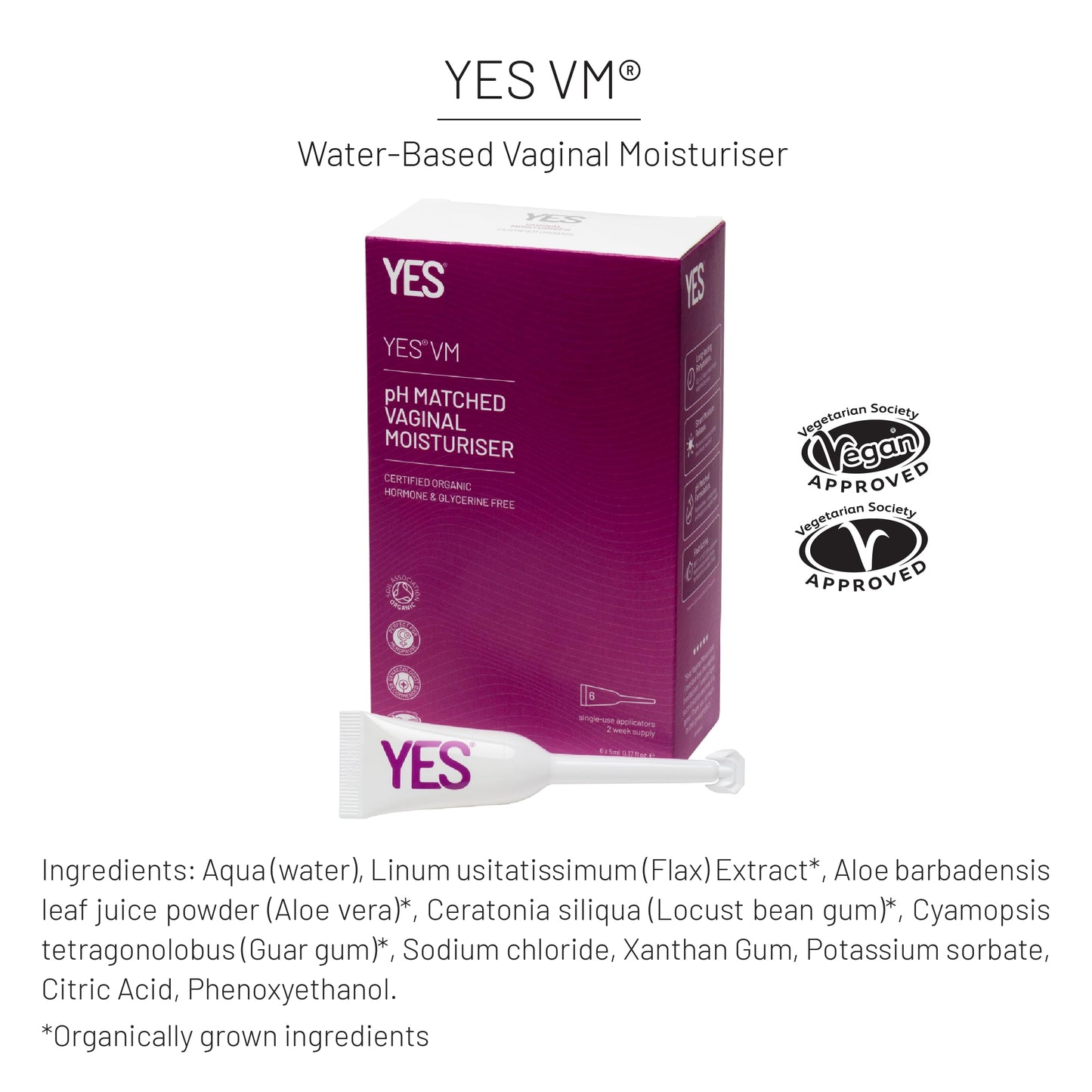 YES Vaginal Moisturizer Gel Applicators