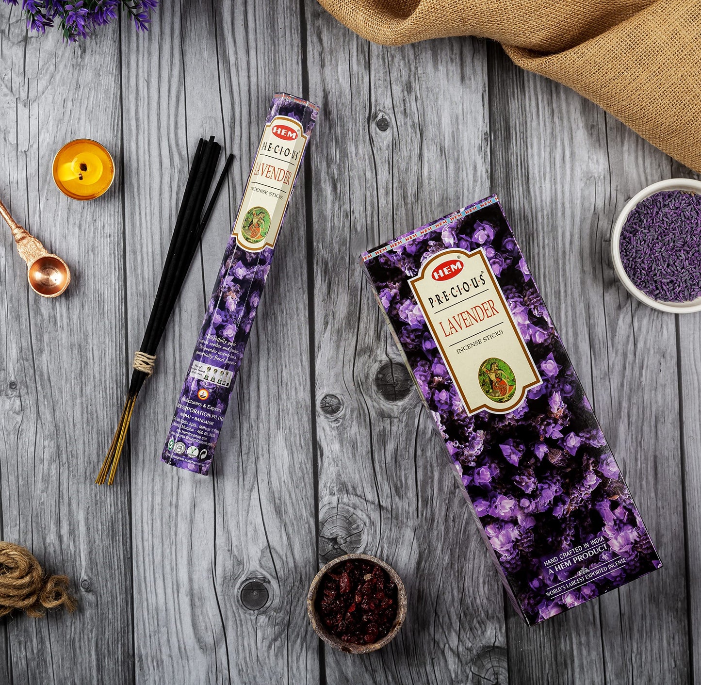 HEM Lavender Incense Sticks 120 Count