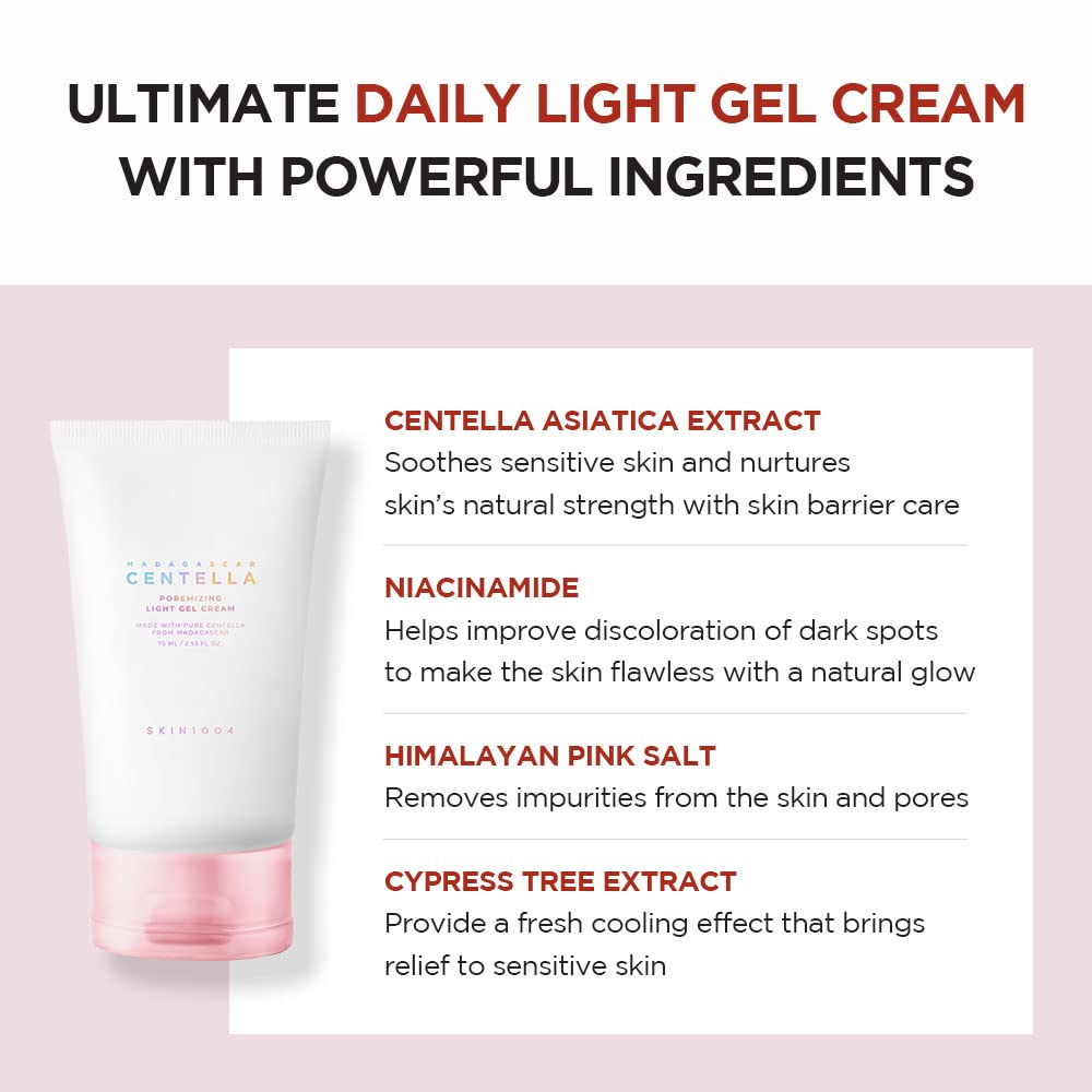 SKIN1004 Centella Poremizing Light Gel Cream 75ml | Pore Care