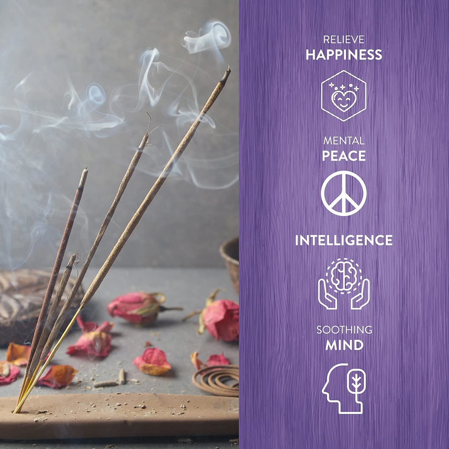 Hem Vanilla Incense Sticks (6 Packets Of 20 Sticks Each)